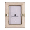 4X6 COLLASSA TRAVERTINE PHOTO FRAME, TAN