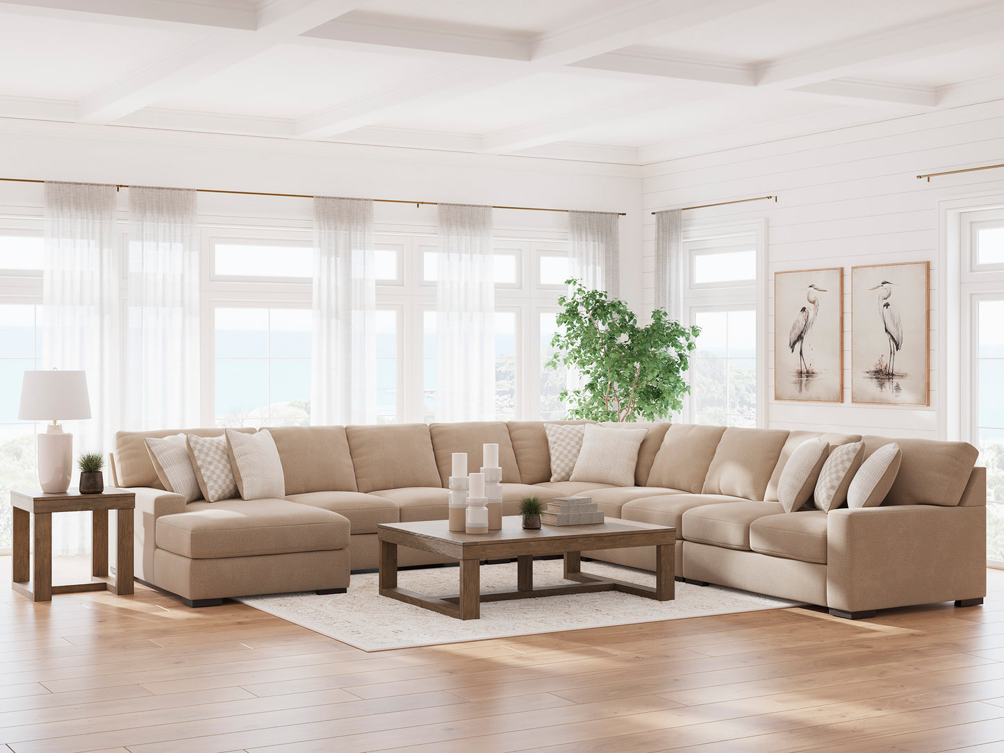 Larce 5-Piece Sectional with Chaise |50206S3