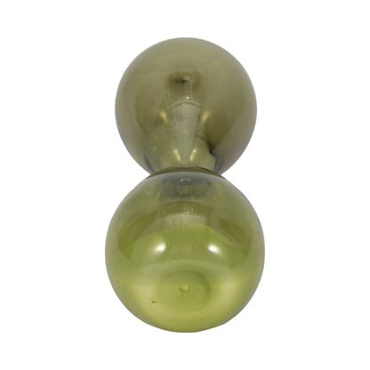 12" Roxie Small Green Hourglass