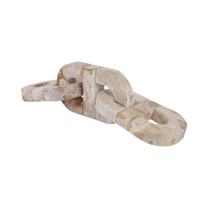 16" Pompano Beige Marble Chain