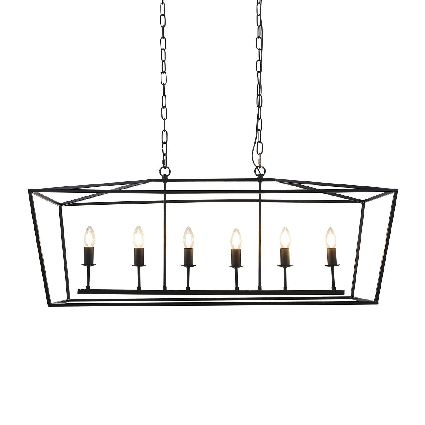 52020  METAL SQUARE  TUBE 12 LIGHT CHANDELIER( Sagebrook Home  )
