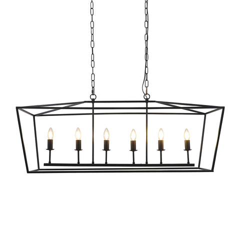 52020  METAL SQUARE  TUBE 12 LIGHT CHANDELIER( Sagebrook Home  )