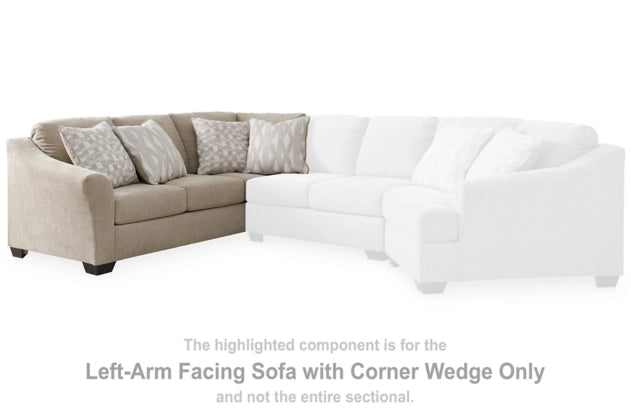 Brogan Bay Left-Arm Facing Sofa with Corner Wedge