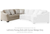 Brogan Bay Left-Arm Facing Sofa with Corner Wedge