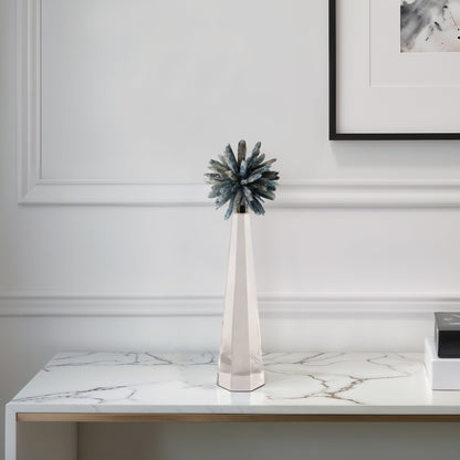 13" Clara Small Blue Stone Statuary