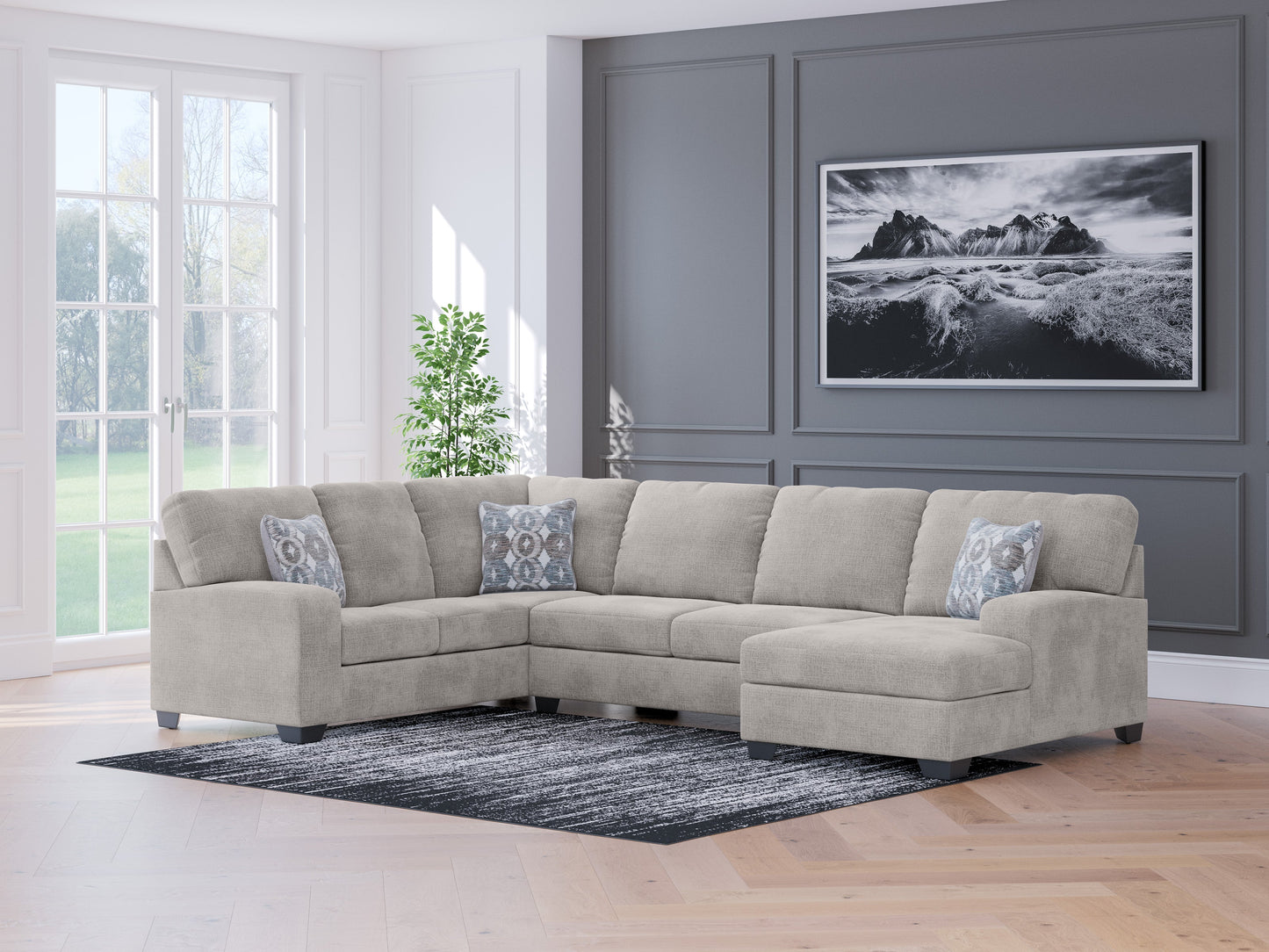 Rodington 3-Piece Sectional with Chaise | Ashley Homestore 54908S1