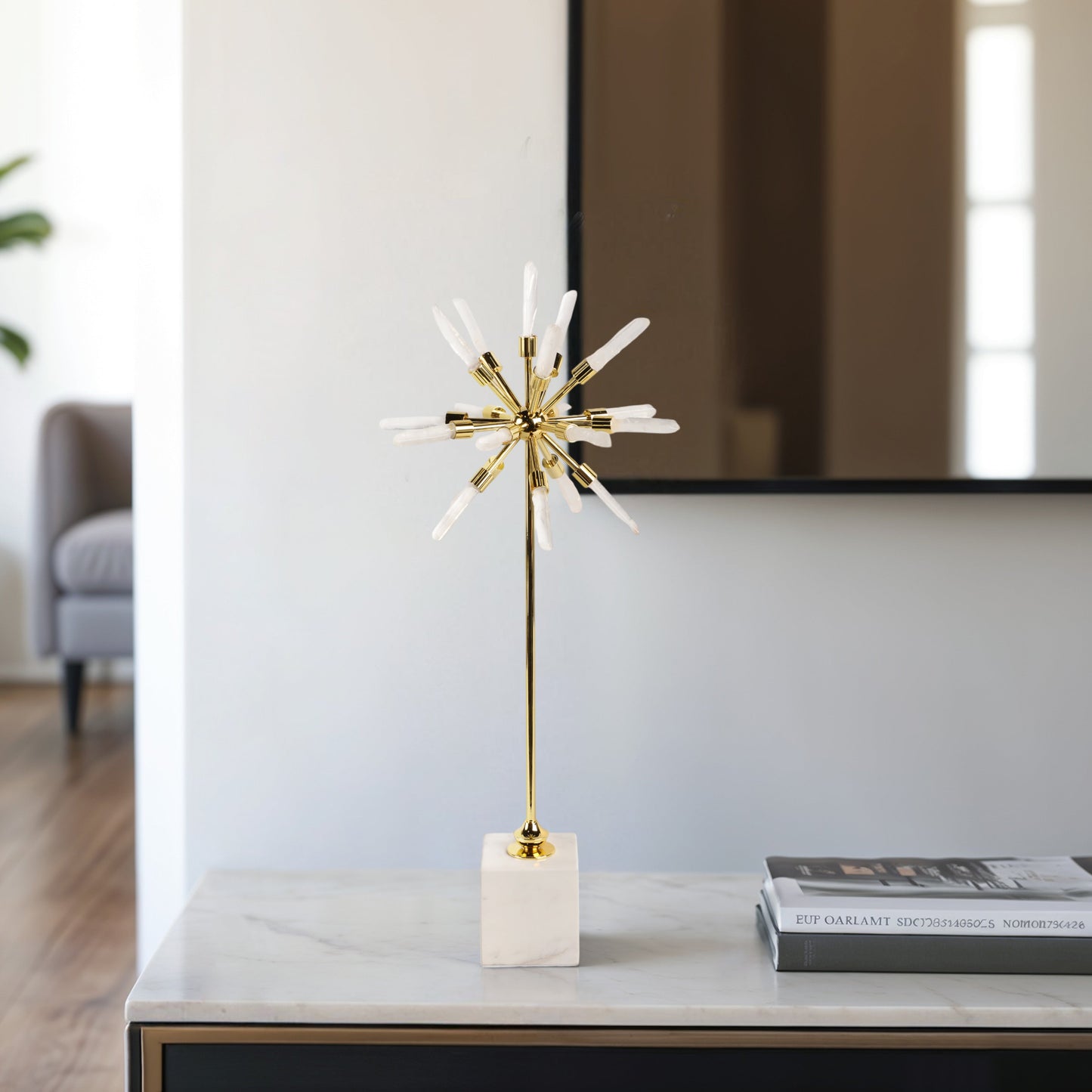 21" Darra Large Crystal Starburst Statuary