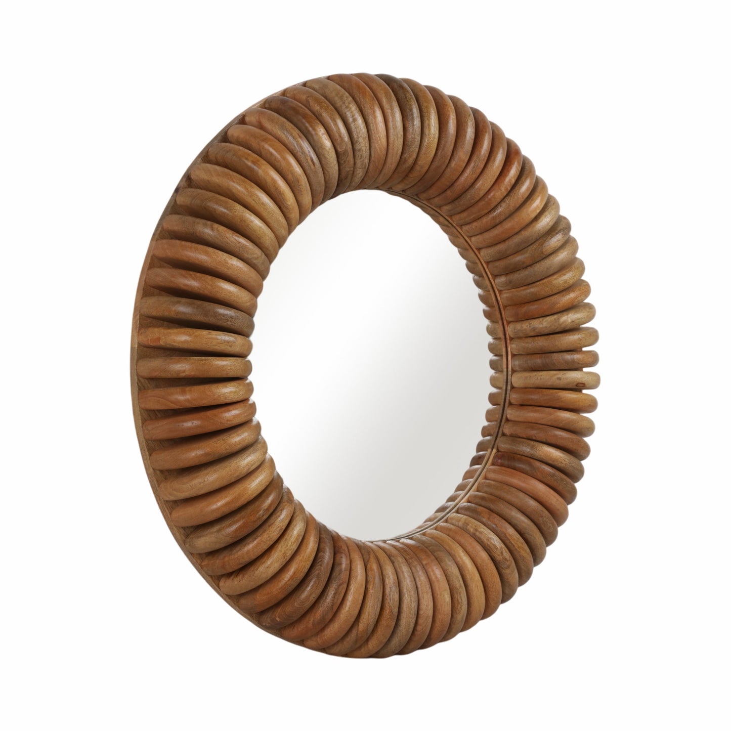 36" CHASTAIN CARVED WOOD WALL MIRROR