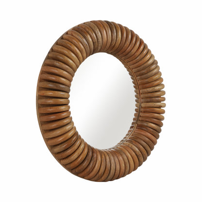 36" CHASTAIN CARVED WOOD WALL MIRROR