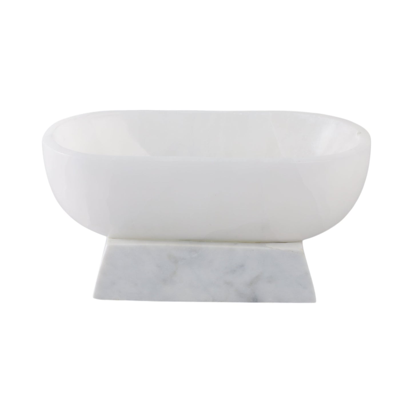 12" Vero Marble And Alabaster Bowl