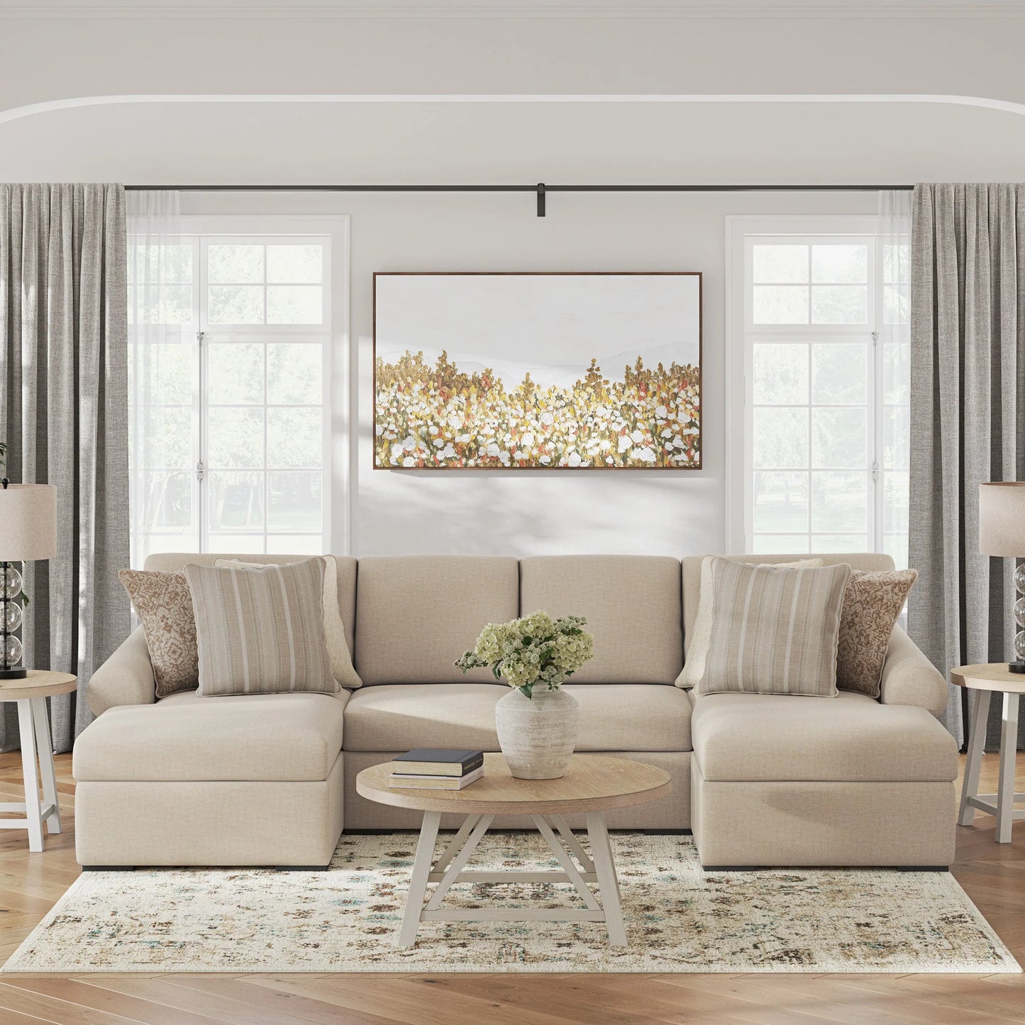 LadyMae 3-Piece Sectional with Chaise