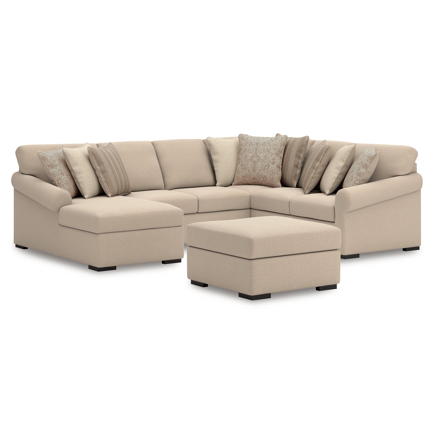 LadyMae 4-Piece Sectional with Chaise