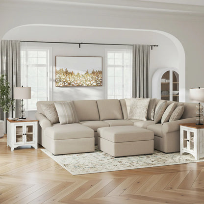 LadyMae 4-Piece Sectional with Chaise