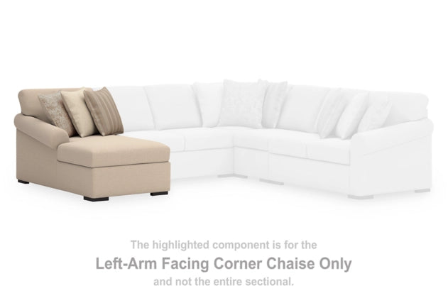 LadyMae 5-Piece Sectional with Chaise