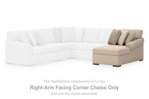 LadyMae 5-Piece Sectional with Chaise
