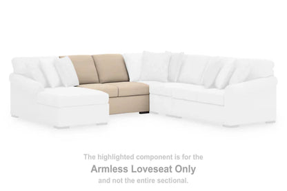 LadyMae Armless Loveseat|Ashley Homestore
