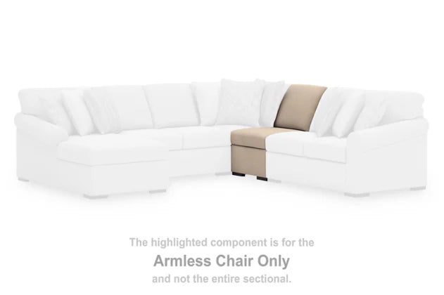 LadyMae 5-Piece Sectional with Chaise