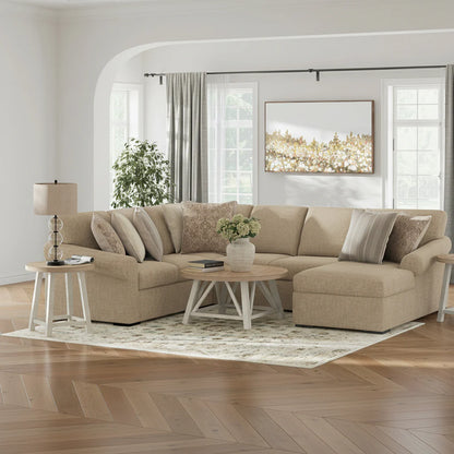 LadyMae 4-Piece Sectional with Chaise