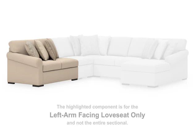 LadyMae 4-Piece Sectional with Chaise