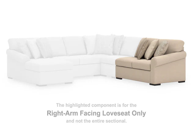 LadyMae 4-Piece Sectional with Chaise