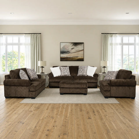 Monaghan Brown Sofa Set