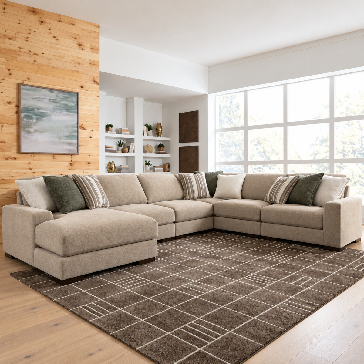 Linenhause 4-Piece Sectional with Chaise