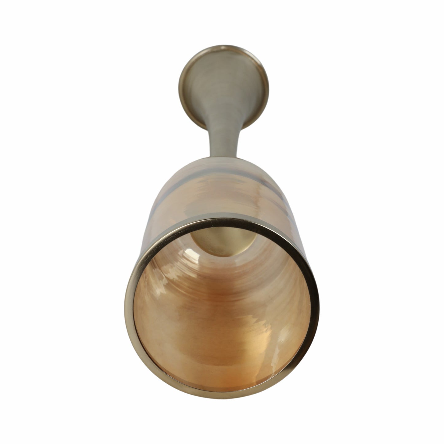 43" Illum Large Gold Glass Candle Hurricane