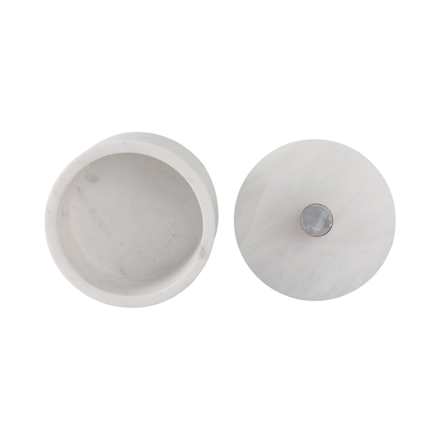 8" Vero Large Alabaster And Marble Box