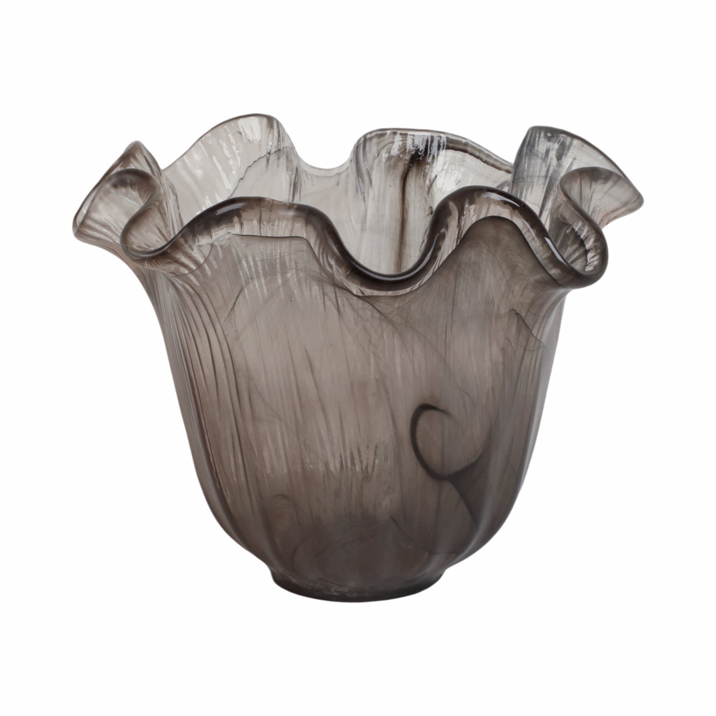 14" Varese Short Italian Art Glass Vase