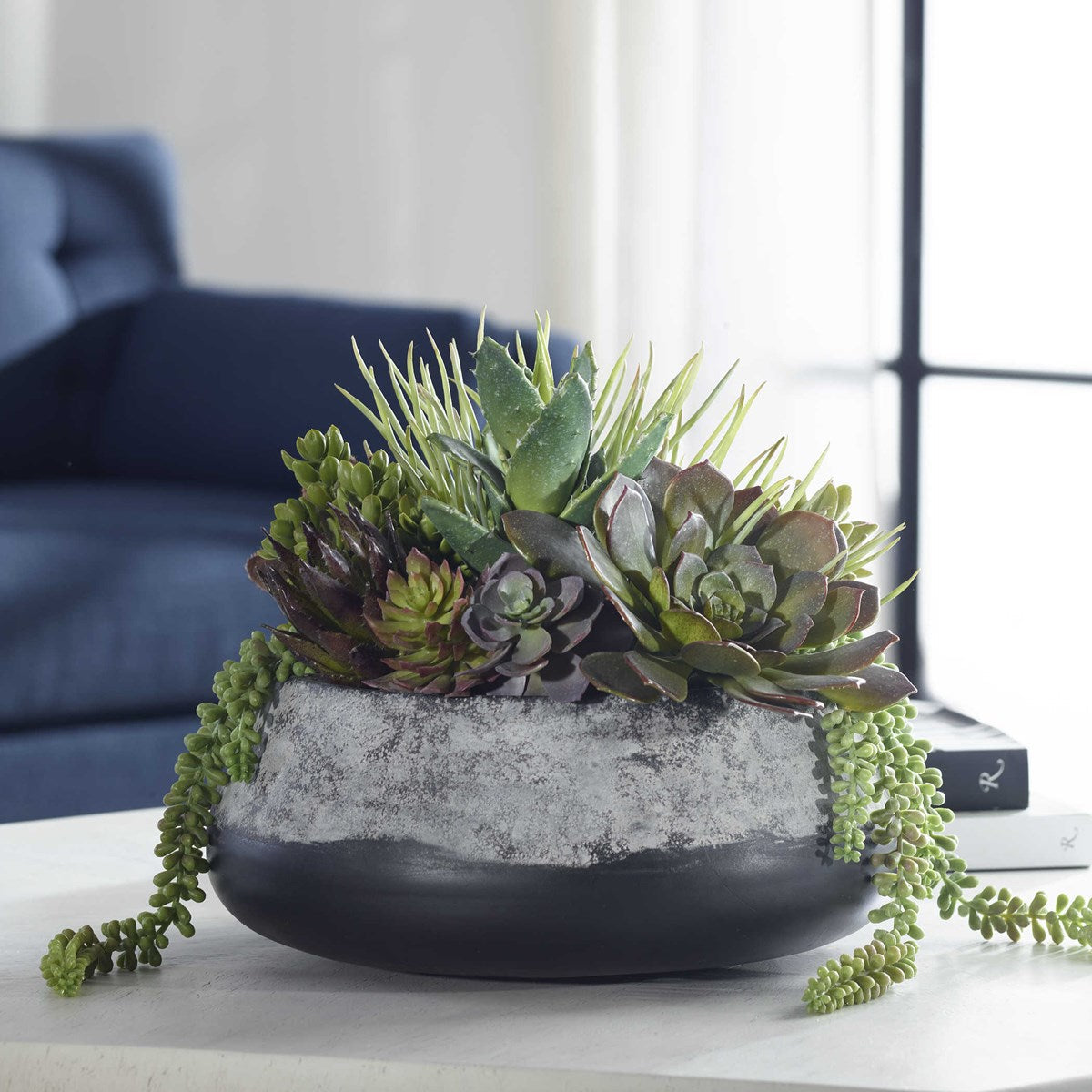 60214-UTT| Yuma Succulent Centerpiece