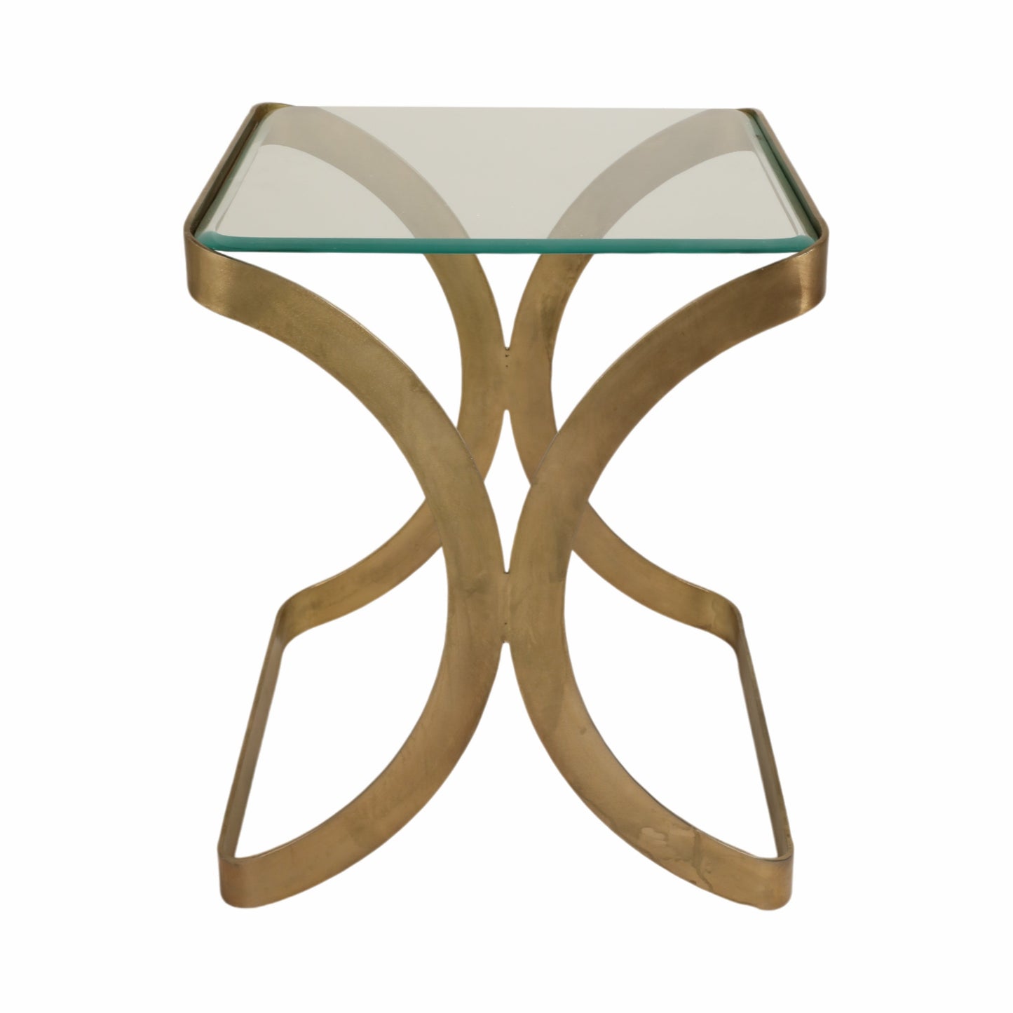 24" Melease Forged Iron Accent Table