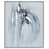 62X52 FRAMED HANDPAINTED ABSTRACT