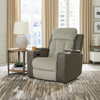 Stately Check PWR Recliner/ADJ Headrest