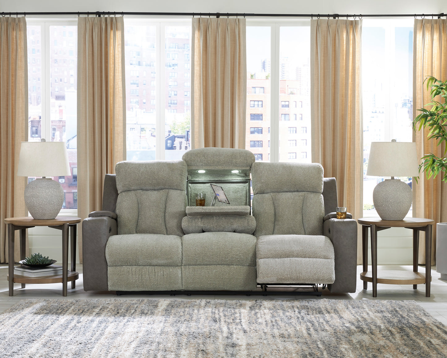 Stately Check PWR Set /ADJ Headrest