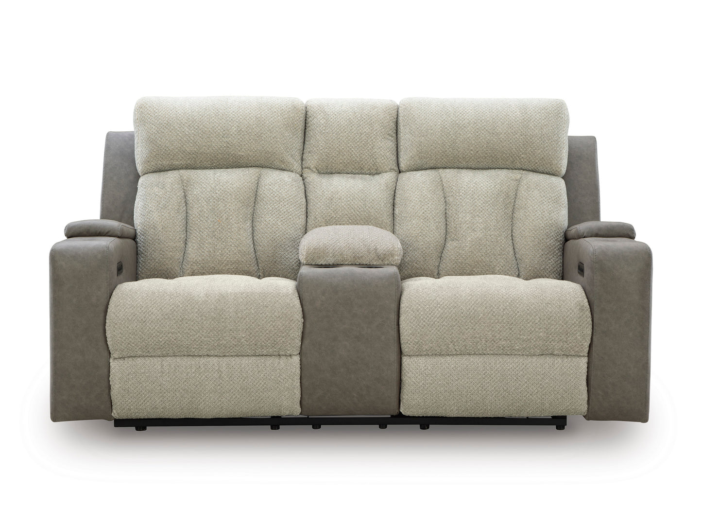 Stately Check PWR REC Loveseat/CON/ADJ HDRST