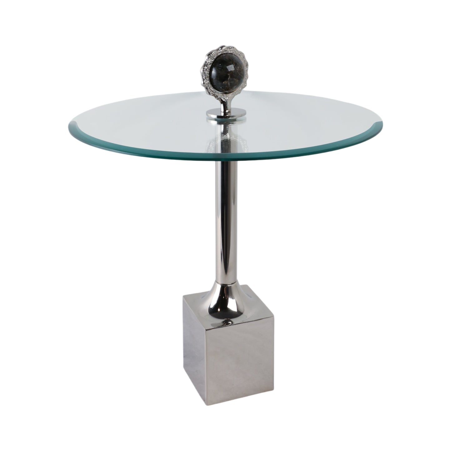 23" Macklin Labradorite Stone Glass And Metal  Acc