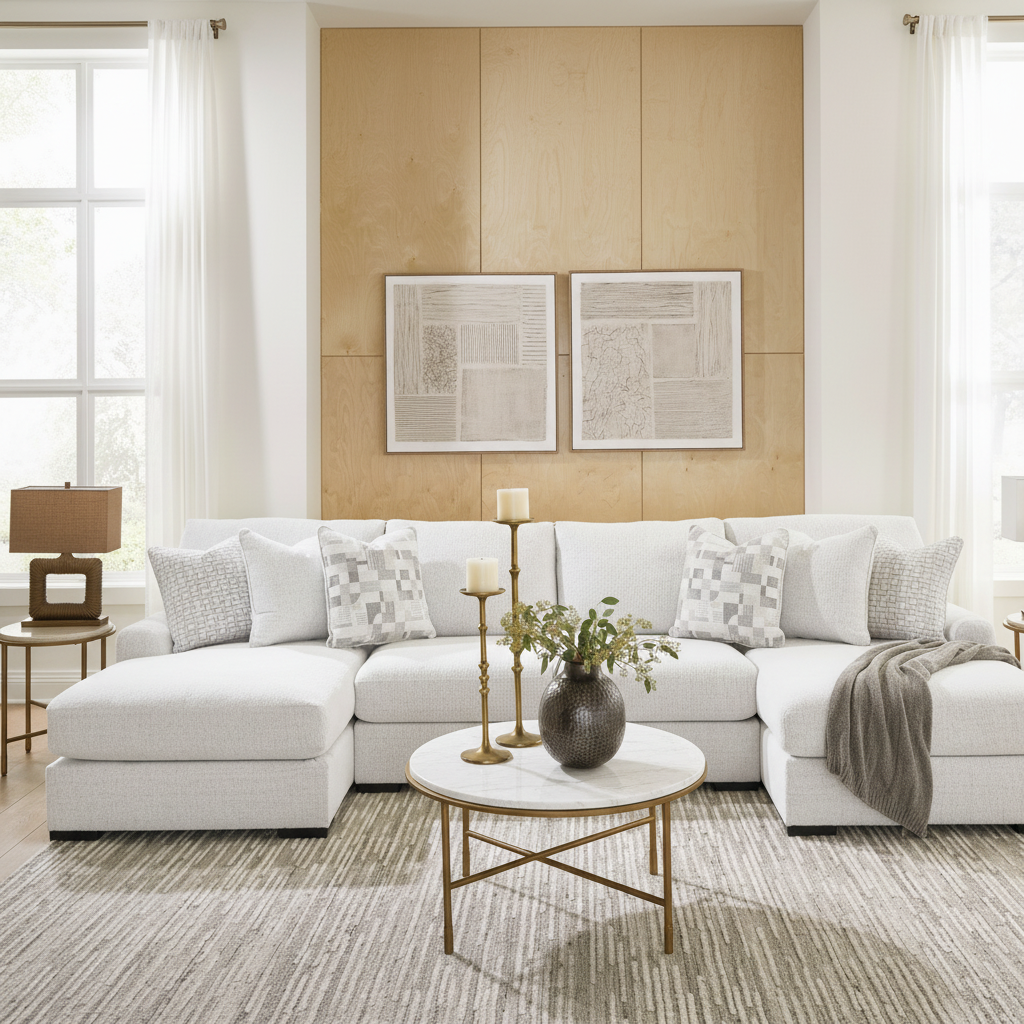 Wynncroft Manor 4-Piece Double Chaise Sectional