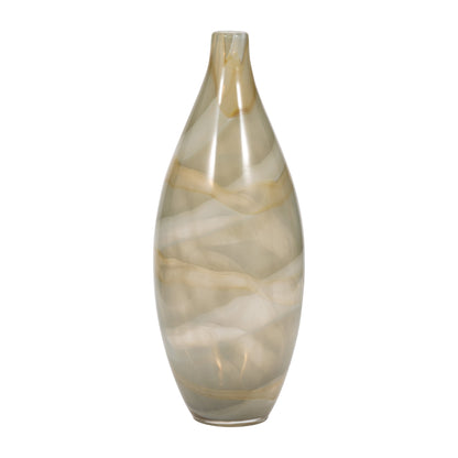 EV19449 |16" Charu Large Green Vase