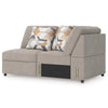 Flaglere  Armless Loveseat with Wedge|Ashley Homestore