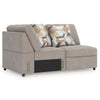 Flaglere  Armless Loveseat with Wedge|Ashley Homestore