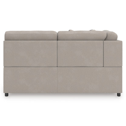 Flaglere  Armless Loveseat with Wedge|Ashley Homestore