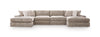 Reston Cove 4-Piece Double Chaise Sectional