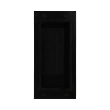 S/2 18/22" Gobiel Black & White Resin Trays