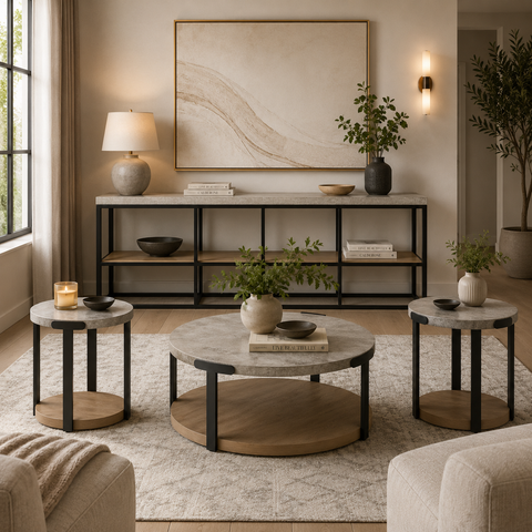Tarica Table Set With TV Stand