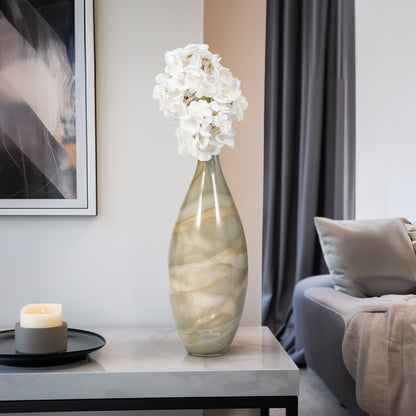 EV19449 |16" Charu Large Green Vase