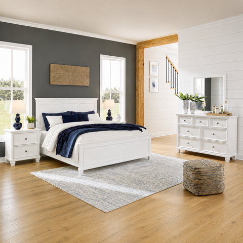 Fortman King Upholstered Bedroom Set with SM1660CK Mattress Offer
