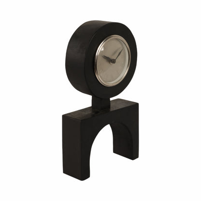 13" Lester Wood Desk Clock