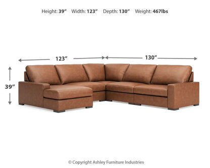 Calden 5-Piece Sectional with Chaise |73609S12