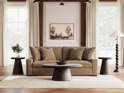 Calden Sofa Set with 2 Free Dual Table Lamp Silver