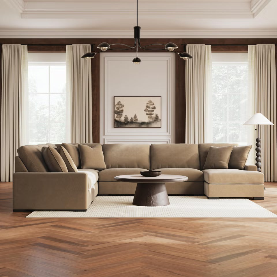 Calden 6-Piece Sectional with Chaise
